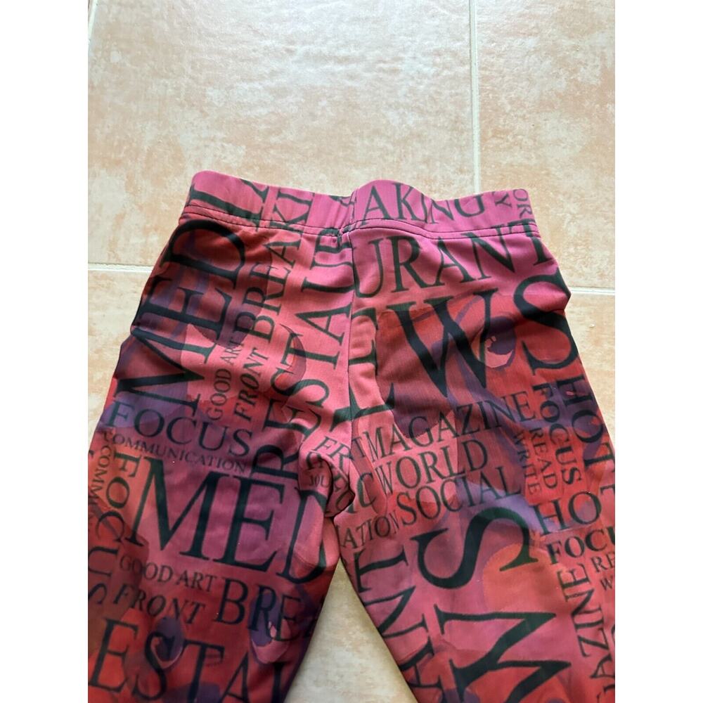 Made in The USA Women Multicolor printed Leggings Size S - Picture 5 of 6
